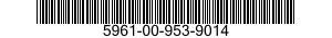 5961-00-953-9014 SEMICONDUCTOR DEVICE,DIODE 5961009539014 009539014