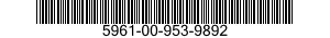 5961-00-953-9892 SEMICONDUCTOR DEVICE,DIODE 5961009539892 009539892