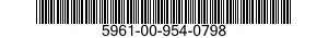 5961-00-954-0798  5961009540798 009540798