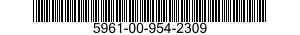 5961-00-954-2309 TRANSISTOR 5961009542309 009542309