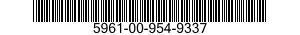 5961-00-954-9337 TRANSISTOR 5961009549337 009549337