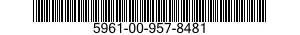 5961-00-957-8481 RETAINER,SEMICONDUCTOR DEVICE 5961009578481 009578481