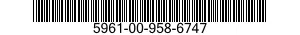 5961-00-958-6747 TRANSISTOR 5961009586747 009586747