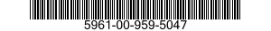 5961-00-959-5047  5961009595047 009595047
