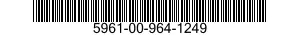 5961-00-964-1249 TRANSISTOR 5961009641249 009641249