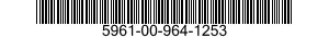 5961-00-964-1253 TRANSISTOR 5961009641253 009641253