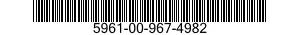 5961-00-967-4982 SEMICONDUCTOR DEVICE,DIODE 5961009674982 009674982
