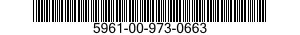 5961-00-973-0663 TRANSISTOR 5961009730663 009730663