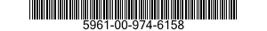 5961-00-974-6158 SEMICONDUCTOR DEVICE,DIODE 5961009746158 009746158