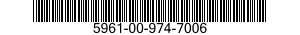 5961-00-974-7006 TRANSISTOR 5961009747006 009747006