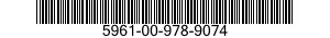 5961-00-978-9074 SEMICONDUCTOR DEVICE,DIODE 5961009789074 009789074