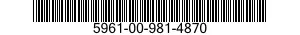 5961-00-981-4870  5961009814870 009814870