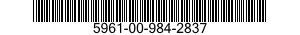5961-00-984-2837  5961009842837 009842837