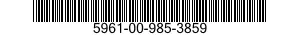 5961-00-985-3859 SEMICONDUCTOR DEVICE,DIODE 5961009853859 009853859
