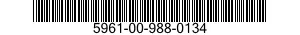 5961-00-988-0134 SEMICONDUCTOR DEVICE,DIODE 5961009880134 009880134