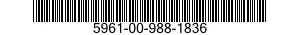 5961-00-988-1836  5961009881836 009881836