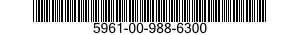 5961-00-988-6300 TRANSISTOR 5961009886300 009886300