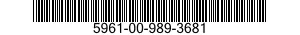 5961-00-989-3681 SEMICONDUCTOR DEVICE,DIODE 5961009893681 009893681