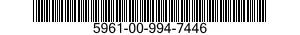 5961-00-994-7446 SEMICONDUCTOR DEVICES,UNITIZED 5961009947446 009947446