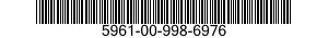5961-00-998-6976 SEMICONDUCTOR DEVICE,DIODE 5961009986976 009986976