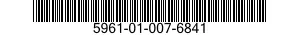 5961-01-007-6841 SEMICONDUCTOR DEVICE,DIODE 5961010076841 010076841