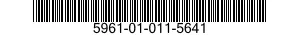 5961-01-011-5641 SEMICONDUCTOR DEVICES,UNITIZED 5961010115641 010115641