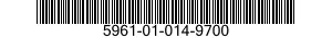 5961-01-014-9700 SEMICONDUCTOR DEVICE,DIODE 5961010149700 010149700