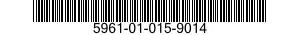 5961-01-015-9014 TRANSISTOR 5961010159014 010159014