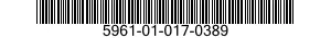 5961-01-017-0389 SEMICONDUCTOR DEVICE,DIODE 5961010170389 010170389