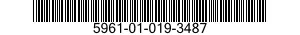 5961-01-019-3487 SEMICONDUCTOR DEVICE,DIODE 5961010193487 010193487
