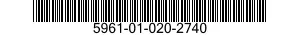 5961-01-020-2740 SEMICONDUCTOR DEVICE,DIODE 5961010202740 010202740