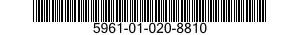 5961-01-020-8810 TRANSISTOR 5961010208810 010208810