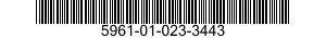 5961-01-023-3443 SEMICONDUCTOR DEVICE,DIODE 5961010233443 010233443