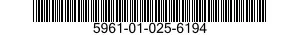 5961-01-025-6194  5961010256194 010256194