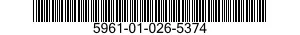5961-01-026-5374 SEMICONDUCTOR DEVICE,DIODE 5961010265374 010265374