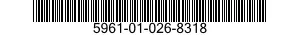 5961-01-026-8318 TRANSISTOR 5961010268318 010268318