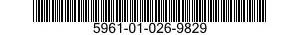 5961-01-026-9829 TRANSISTOR 5961010269829 010269829