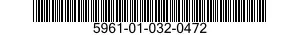 5961-01-032-0472 SEMICONDUCTOR DEVICE,DIODE 5961010320472 010320472