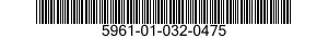 5961-01-032-0475  5961010320475 010320475
