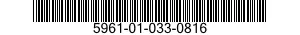 5961-01-033-0816 TRANSISTOR 5961010330816 010330816