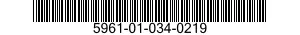 5961-01-034-0219  5961010340219 010340219