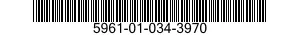 5961-01-034-3970 TRANSISTOR 5961010343970 010343970