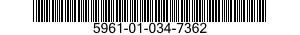 5961-01-034-7362 TRANSISTOR 5961010347362 010347362