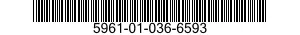 5961-01-036-6593 SEMICONDUCTOR DEVICE,DIODE 5961010366593 010366593