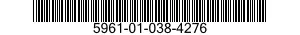 5961-01-038-4276 SEMICONDUCTOR DEVICE,DIODE 5961010384276 010384276