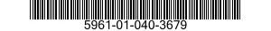 5961-01-040-3679 TRANSISTOR 5961010403679 010403679