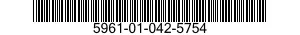 5961-01-042-5754 SEMICONDUCTOR DEVICE SET 5961010425754 010425754