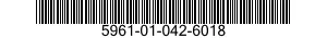 5961-01-042-6018 TRANSISTOR 5961010426018 010426018