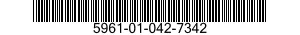 5961-01-042-7342 SEMICONDUCTOR DEVICES,UNITIZED 5961010427342 010427342