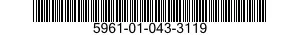 5961-01-043-3119  5961010433119 010433119